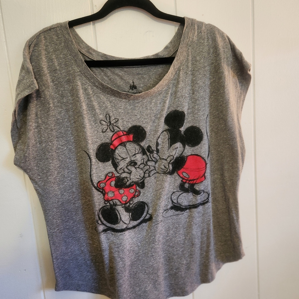 Disney Parks | Minnie Mouse & Mickey Mouse T-Shirt XL